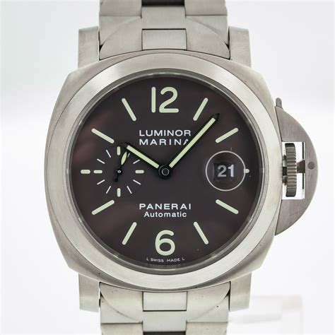 panerai automatic officine waterproof 300m|panerai luminor boat marina.